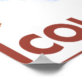 Poster Snowboarder Scène Colorado (Coin)