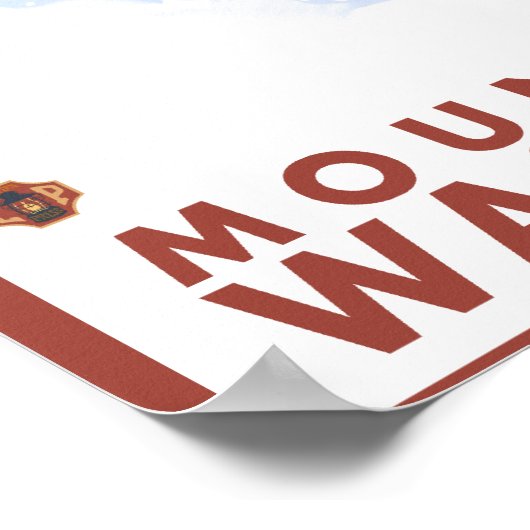 Poster Snowboarder Scene - Mount Baker, Washington (Coin)