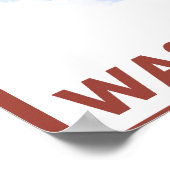 Poster Snowboarder Scene - Washington (Coin)