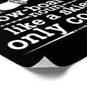 Poster Snowboardeur Définition Funny Snowboard Winter S (Coin)