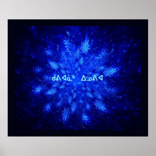 Poster Snowburst (Devant)