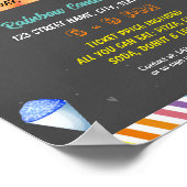 Poster Snowcone modifiable collecte de fonds Circulaire (Coin)