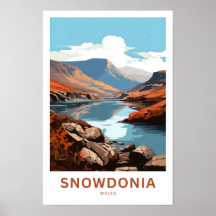 Poster Snowdonia Pays de Galles Imprimer