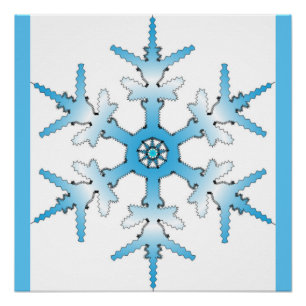 POSTER SNOWFLAKE