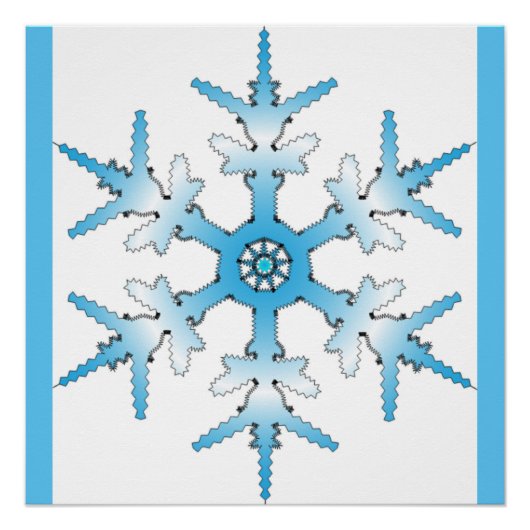 POSTER SNOWFLAKE (Devant)