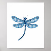 Poster Snowflake Dragonfly Spirit (Devant)