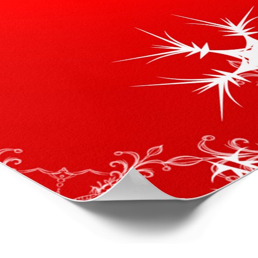 Poster Snowflake Reindeer (Coin)