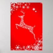 Poster Snowflake Reindeer (Devant)