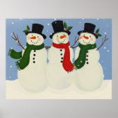 Poster Snowman (Devant)