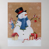 Poster Snowman (Devant)