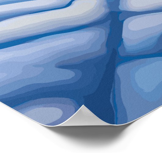 Poster Snowman dans le camp de nuit (Coin)