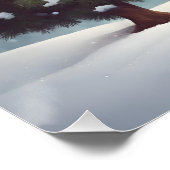 Poster Snowman décorant l'arbre de Noël (Coin)