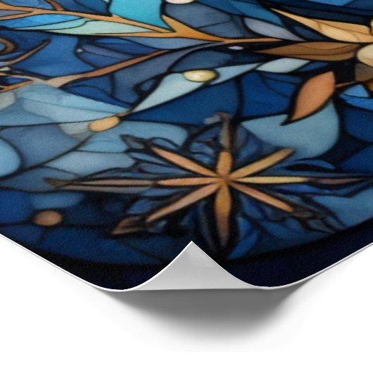 Poster Snowman en verre (Coin)