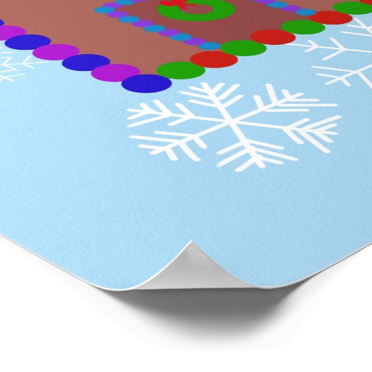 Poster Snowman & House #1 (Coin)