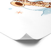 Poster Snowman Jouer au saxophone (Coin)