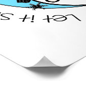 Poster Snowman Laisser Neige (Coin)