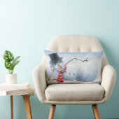 Poster Snowman Lumbar Coussin de Noël (Chaise)