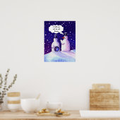 Poster Snowmen Humor (Cuisine)
