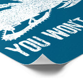 Poster Snowmobile - Don't Follow Me Funny Saying Motor Sl (Coin)