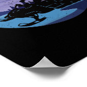 Poster Snowmobile winter snowmobile ice landscape (Coin)