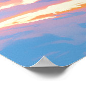 Poster Snowy Christmas Church Scene (Coin)