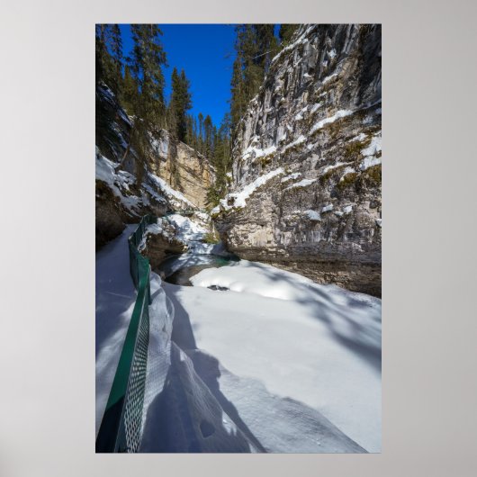 Poster Snowy Johnston Creek (Alberta) (Devant)