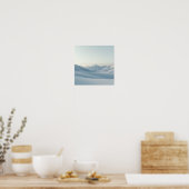 Poster Snowy Mountain Calm (Cuisine)