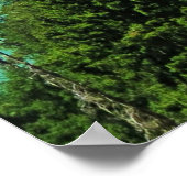 Poster Snowy Mountain Turquoise Lake à Washington (Coin)