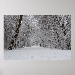 Poster Snowy Trail