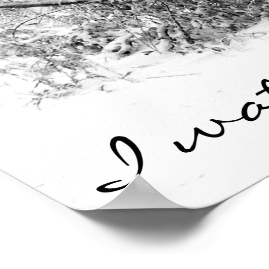 Poster Snowy Woods (Coin)