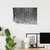 Poster Snowy Woods (Bureau à domicile)