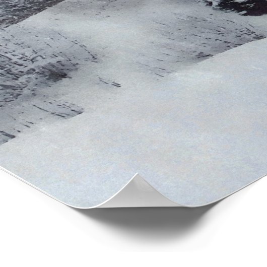 Poster Snowy Woods (Coin)