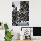 Poster Snowy Woods (Bureau à domicile)