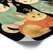 Poster So Festive Right Meow Funny Christmas Santa Cat  (Coin)