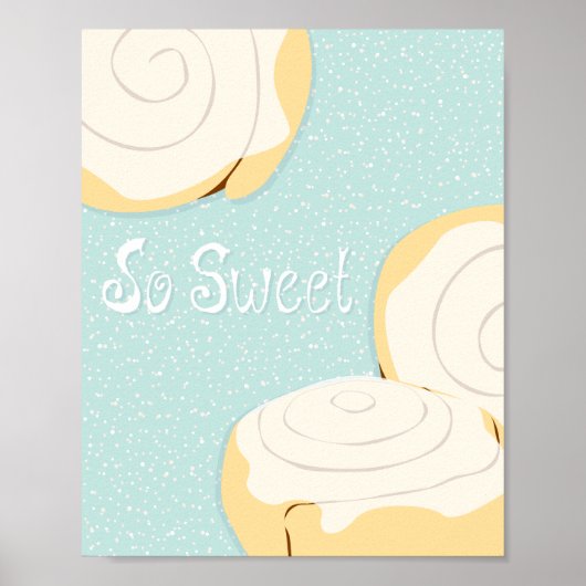 Poster So Sweet Cinnamon Bun (Devant)