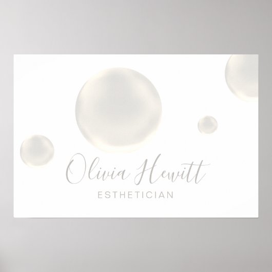 Poster soap bubbles design (Devant)