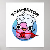 Poster Soap-ermaman Drôle savon Maman Pun (Devant)