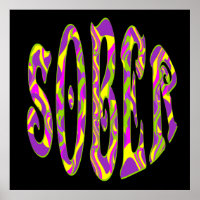 SOBER Retro 60's Art Psychedelic