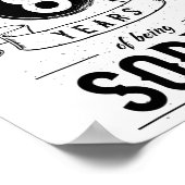 Poster Sobriety Gift Recovery Anniversaire 8 ans Sober (Coin)