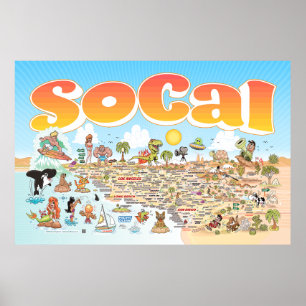 Poster SoCal géant 60x40