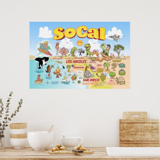 Poster SoCal Moyen (Cuisine)
