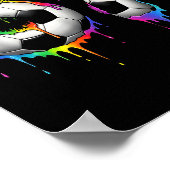 Poster Soccer 67 Six Seven Funny Gen Alpha Meme Rainbow D (Coin)