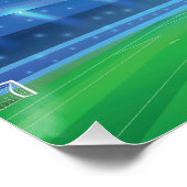 Poster Soccer Birthday banner backdrop  (Coin)