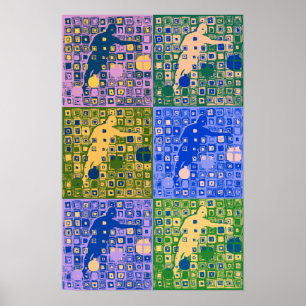 Poster Soccer Collage Soccer Art 2014 futebol Football