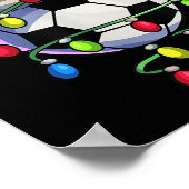 Poster Soccer de Noël Noël Noël Arbre de Noël Lumières Fo (Coin)