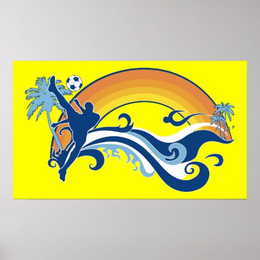 Poster soccer d'été (Devant)