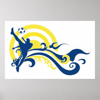 Poster soccer d'été