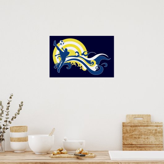 Poster soccer d'été (Cuisine)