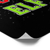 Poster Soccer Elf Christmas Family Matching Group Xmas  (Coin)