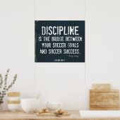 Poster Soccer Goals in Ripped Denim 005 (Keuken)